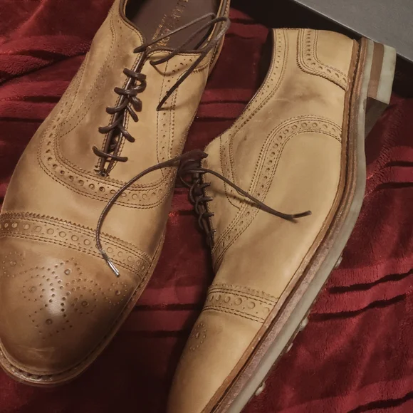 Allen Edmonds Brown Leather Oxfords - Picture 9 of 16